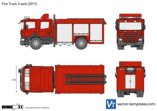 Fire Truck 2-axis