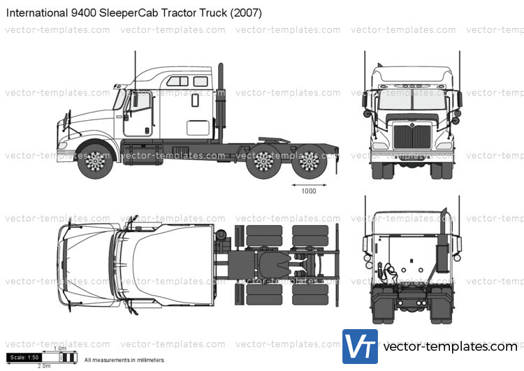 International 9400 SleeperCab Tractor Truck