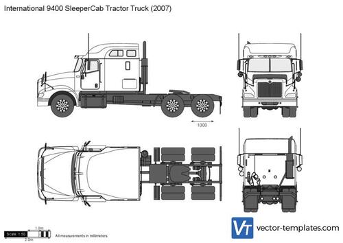 International 9400 SleeperCab Tractor Truck