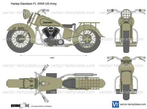 Harley-Davidson FL WWII US Army