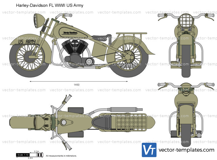 Harley-Davidson FL WWII US Army