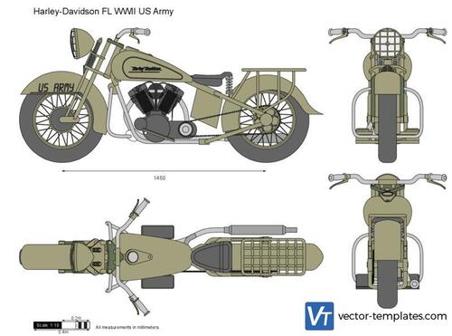 Harley-Davidson FL WWII US Army