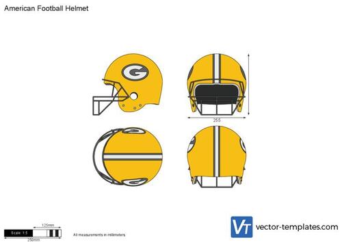 American Football Helmet