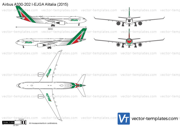 Airbus A330-202 I-EJGA Alitalia