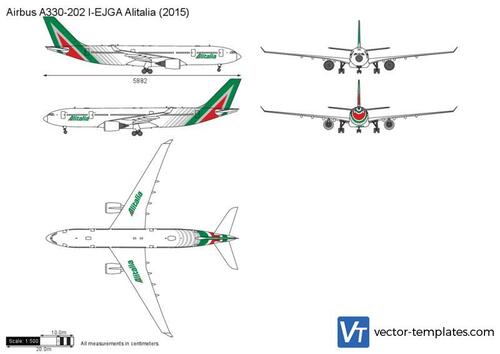 Airbus A330-202 I-EJGA Alitalia