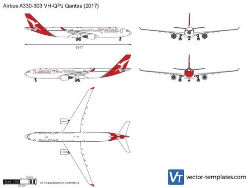 Airbus A330-303 VH-QPJ Qantas