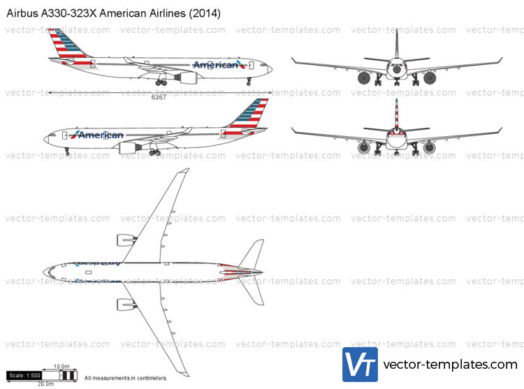 Airbus A330-323X American Airlines