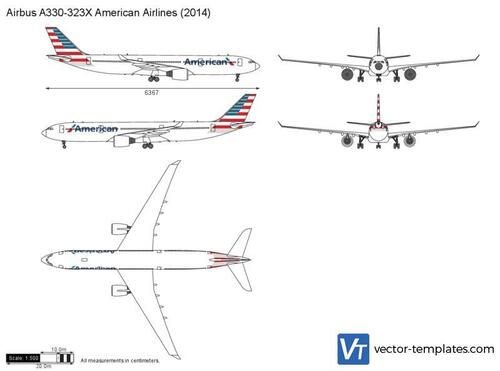 Airbus A330-323X American Airlines