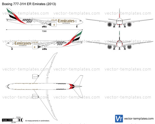 Boeing 777-31H ER Emirates