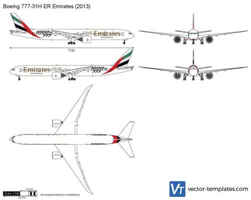 Boeing 777-31H ER Emirates