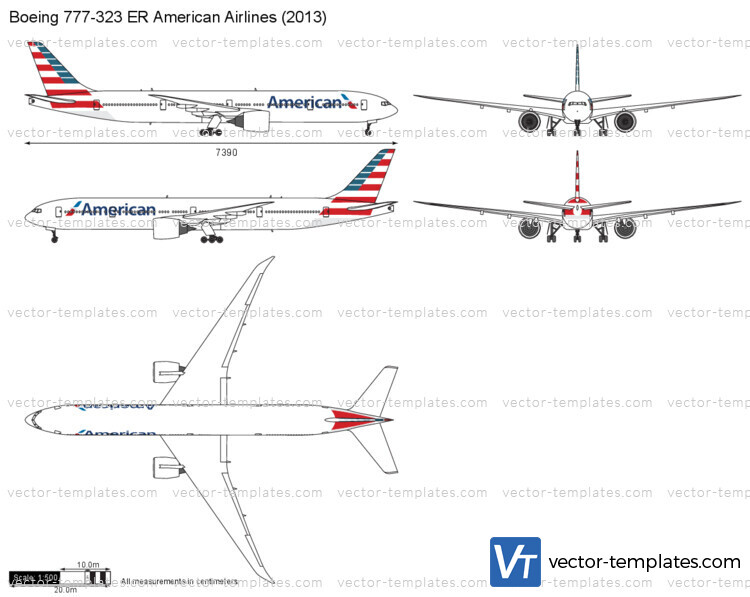 Boeing 777-323 ER American Airlines