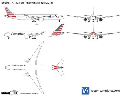 Boeing 777-323 ER American Airlines