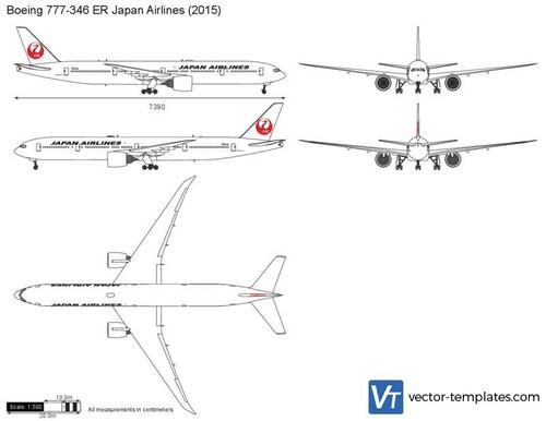 Boeing 777-346 ER Japan Airlines