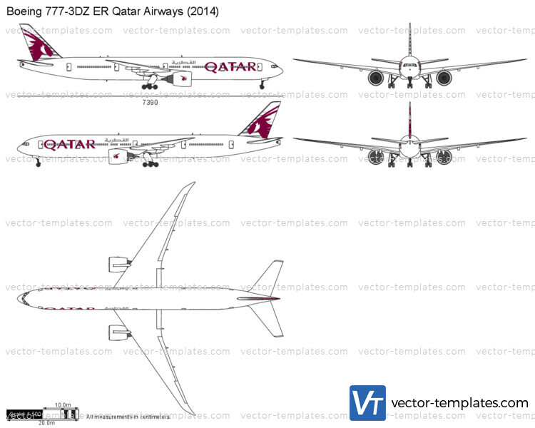 Boeing 777-3DZ ER Qatar Airways