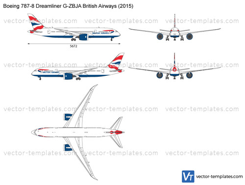 Boeing 787-8 Dreamliner G-ZBJA British Airways