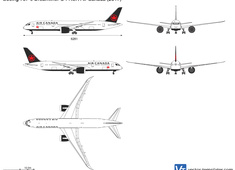 Boeing 787-9 Dreamliner C-FRSR Air Canada