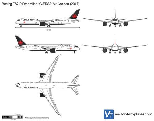 Boeing 787-9 Dreamliner C-FRSR Air Canada