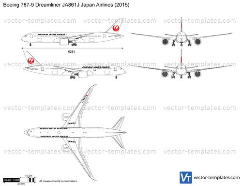 Boeing 787-9 Dreamliner JA861J Japan Airlines