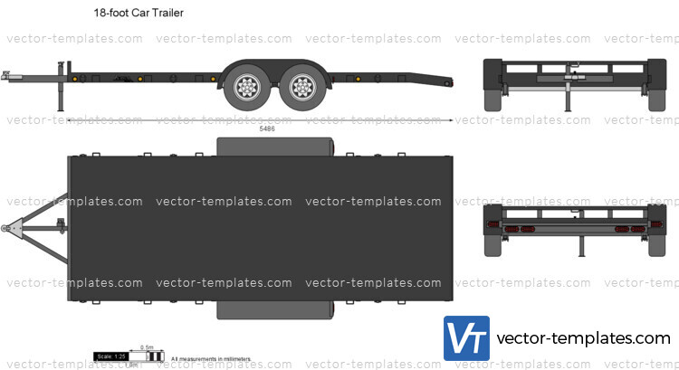 18-foot Car Trailer