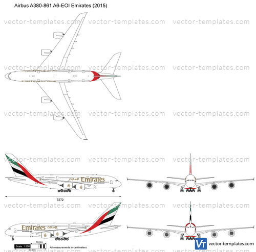 Airbus A380-861 A6-EOI Emirates