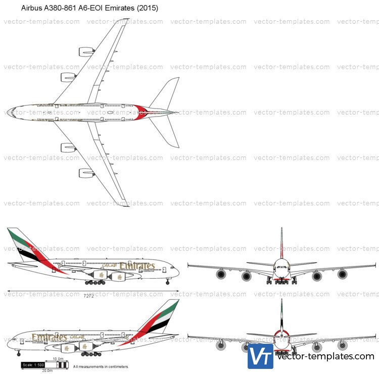 Airbus A380-861 A6-EOI Emirates