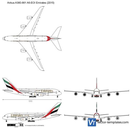 Airbus A380-861 A6-EOI Emirates