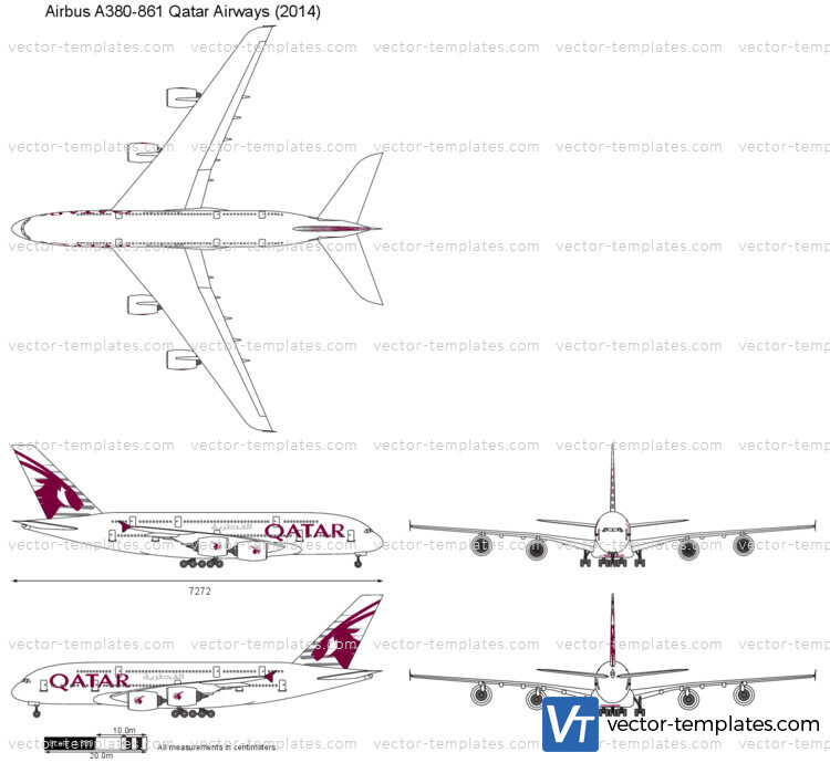 Airbus A380-861 Qatar Airways