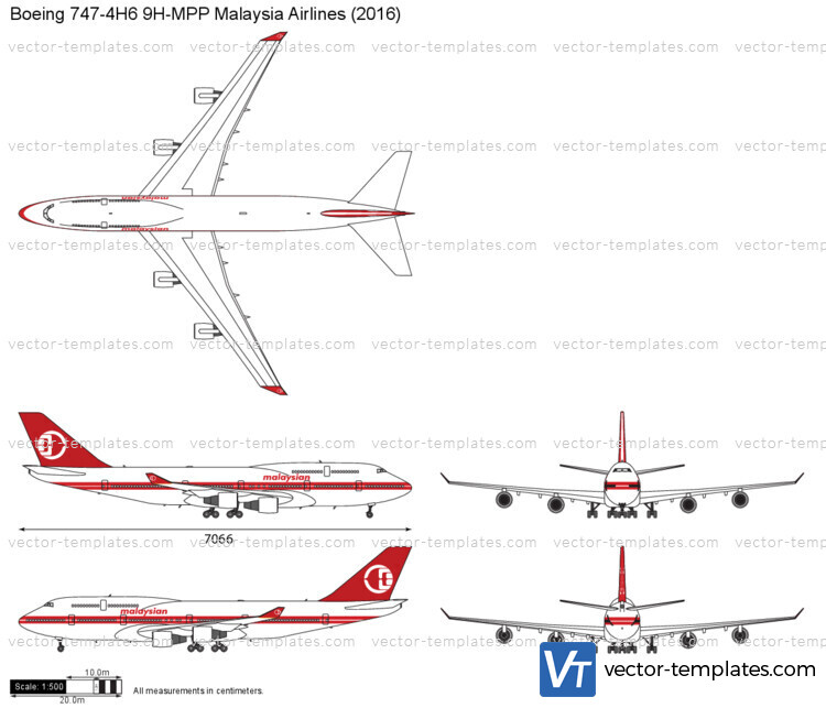 Boeing 747-4H6 9H-MPP Malaysia Airlines