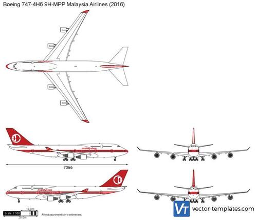 Boeing 747-4H6 9H-MPP Malaysia Airlines