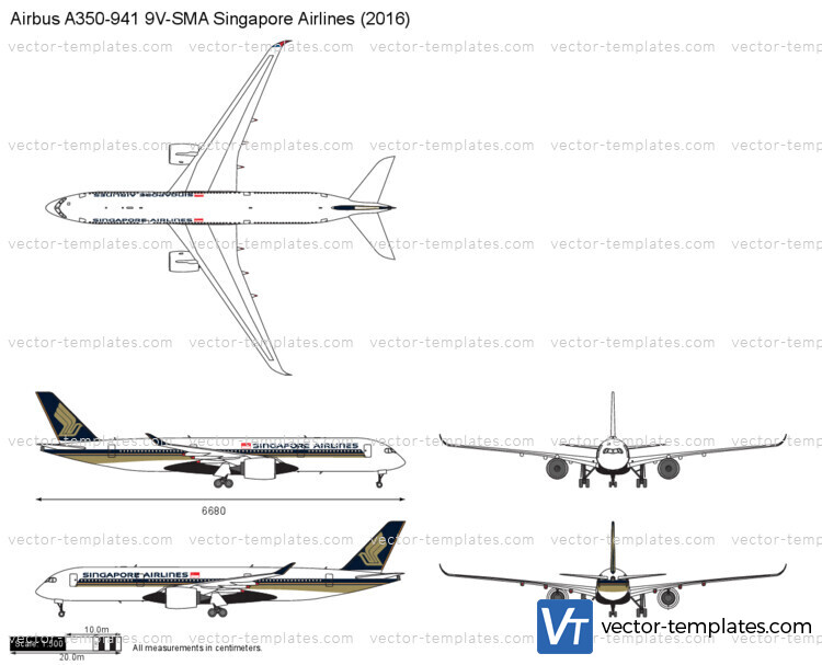 Airbus A350-941 9V-SMA Singapore Airlines