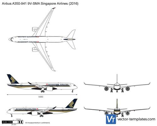 Airbus A350-941 9V-SMA Singapore Airlines