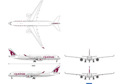 Airbus A350-941 A7-ALA Qatar Airways