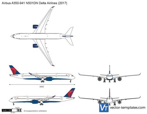 Airbus A350-941 N501DN Delta Airlines