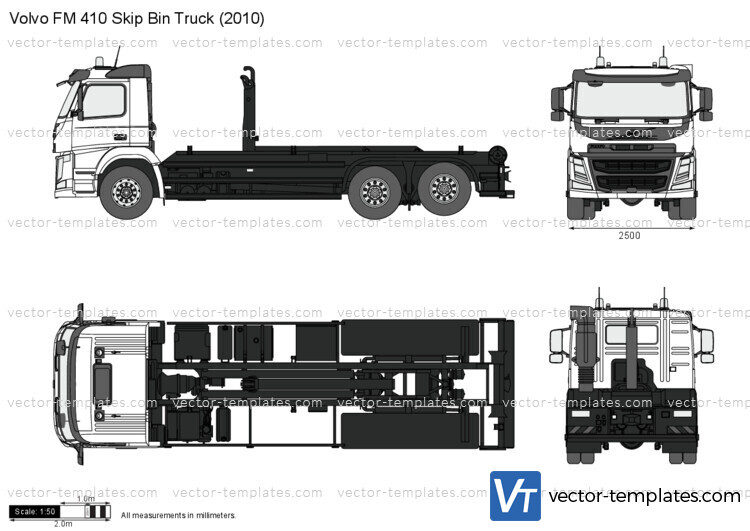 Volvo FM 410 Skip Bin Truck