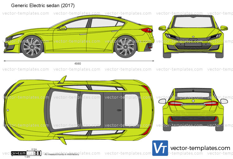 Generic Electric sedan