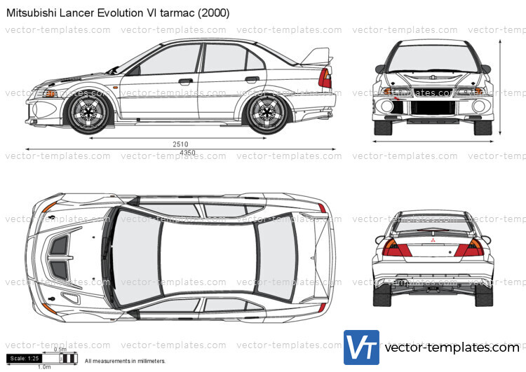 Mitsubishi Lancer Evolution VI tarmac