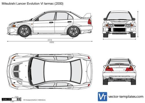 Mitsubishi Lancer Evolution VI tarmac