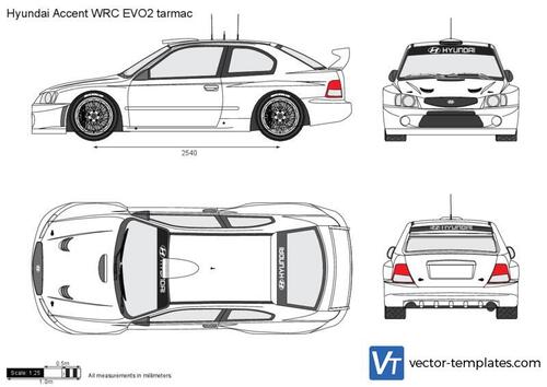 Hyundai Accent WRC EVO2 tarmac