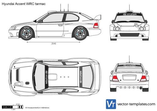 Hyundai Accent WRC tarmac