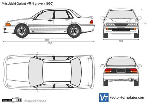 Mitsubishi Galant VR-4 gravel