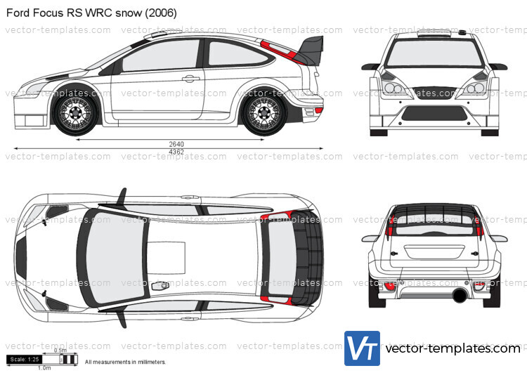 Ford Focus RS WRC snow