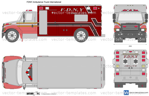FDNY Ambulance Truck International