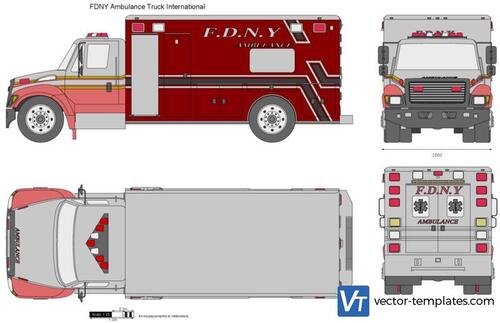 FDNY Ambulance Truck International