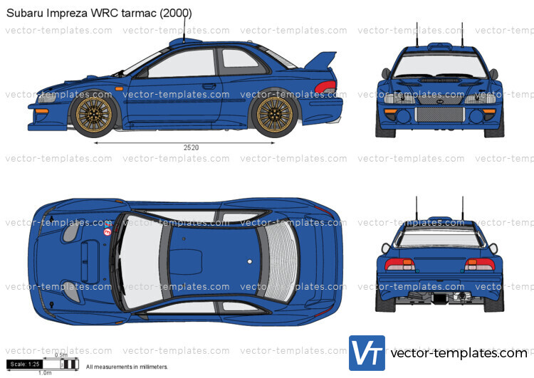 Subaru Impreza WRC tarmac