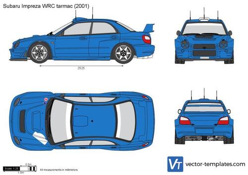 Subaru Impreza WRC tarmac