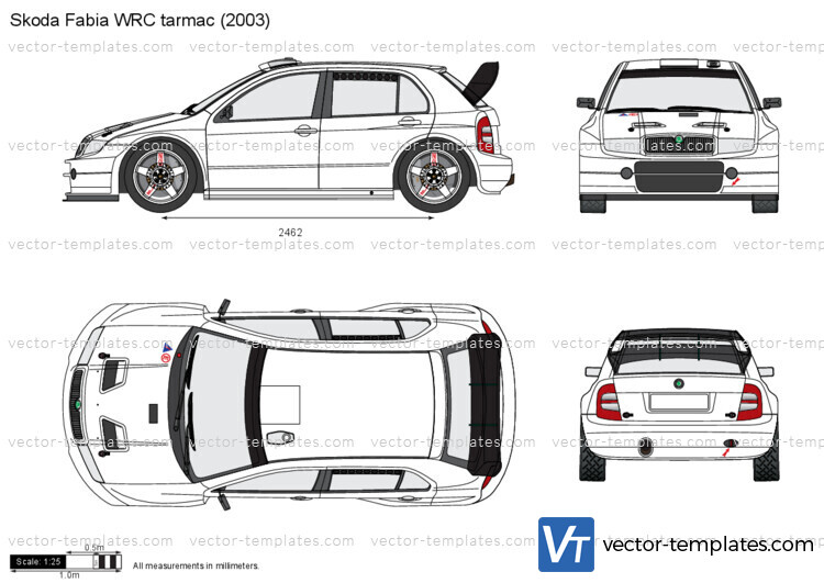 Skoda Fabia WRC tarmac