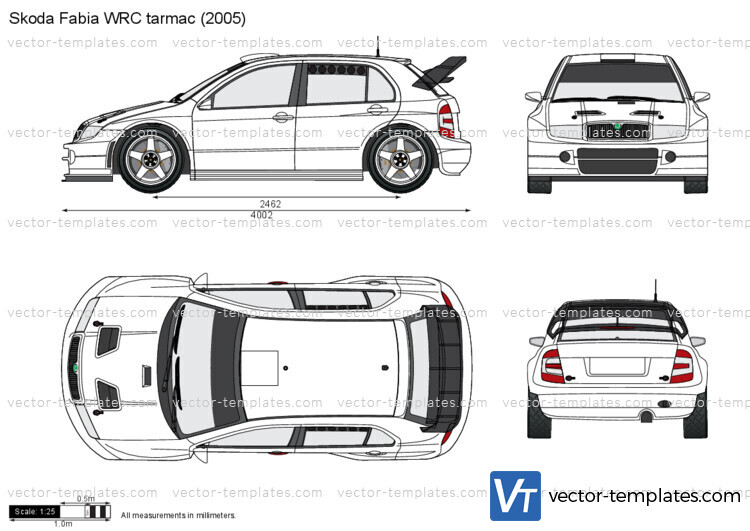 Skoda Fabia WRC tarmac