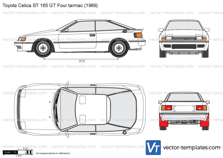 Toyota Celica ST 165 GT Four tarmac