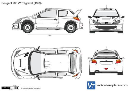 Peugeot 206 WRC gravel