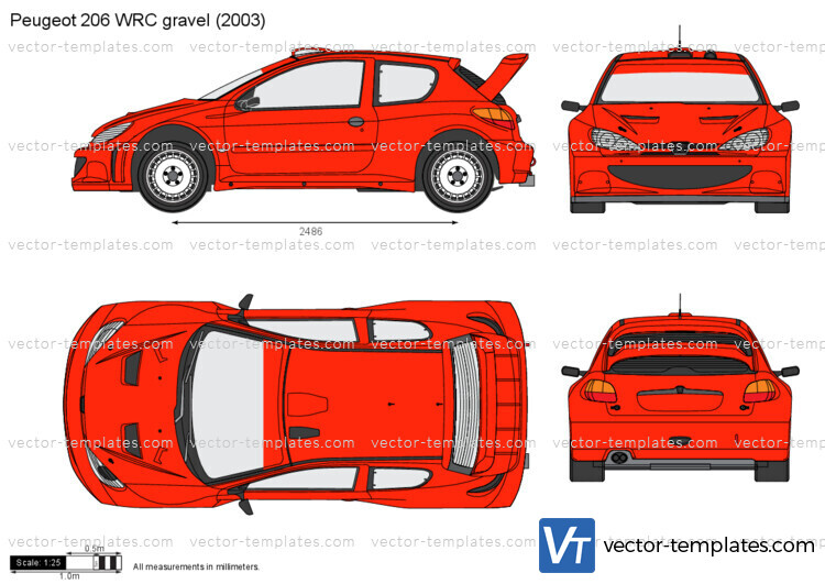 Peugeot 206 WRC gravel